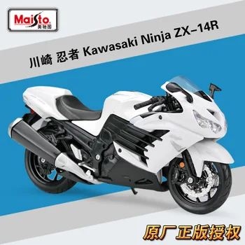 Maisto 1:12 Kawasaki Ninja ZX-14R Zlitine Diecast motorno kolo, Model Uporabnih Shork-Absorber Igrača Za Otroke, Darila, Igrače, Zbirka