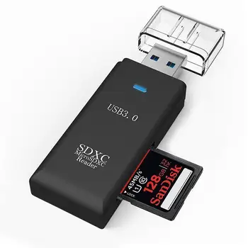 USB 3.0 Multi-funkcijo SD Memory Card Reader za SDHC SDXC MMC Računalniku Pisarniški Pribor