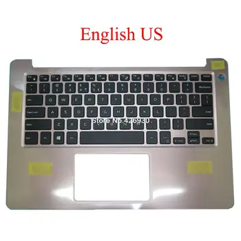 Laptop podpori za dlani Za DELL Za Inspiron 13 5370 05WXM1 5WXM1 0RHKDW RHKDW z angleščino NAS tipkovnico roza zgornjega primera nova