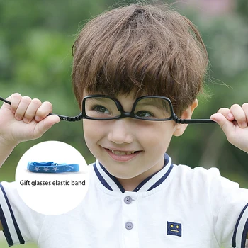 Otroci Otrok Očal Okvir Prilagodljiv TR90 Ultralahkih silikagel Upogljivi Očala Vrvica za opaljivanje tega Kratkovidnost Optičnih Očal Okvir Očal