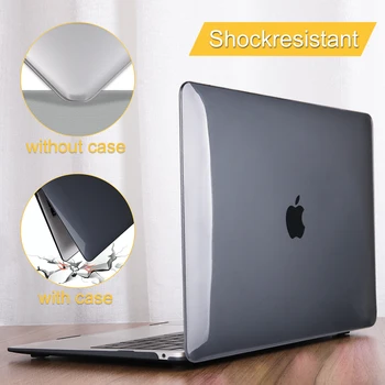 Kristalno Pregleden Primeru Težko Zaščita Za Apple Macbook Air Retina Pro Touch Vrstici 11 12 13 15 16 palčni A2159 A1989 A1990 A2141