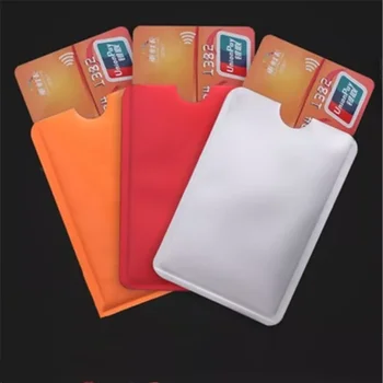 Optično branje RFID Rokav Zaščitnik Proti Krajo Kreditnih ID Kartico, Aluminijasto Folijo, Imetnik Anti-Scan Kartico Rokav Vroče Prodaje