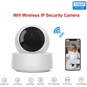 Novi Mini GK-200MP2-B Mini Wifi 1080P HD Kamera Smart Brezžične IP Kamere 360 IR Nočno Vizijo Baby Monitor nadzorne Kamere