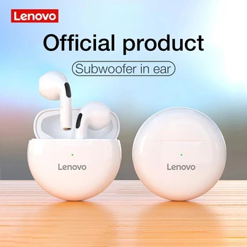 Novi Lenovo HT38 TWS Bluetooth Slušalke Mini Brezžična Čepkov z Mikrofonom za iPhone Xiaomi Šport Nepremočljiva 9D Stere Slušalke Primeru