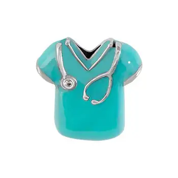 10pcs stetoskop Čar plavajočo vrstico s sistemskimi ukazi za Življenje steklo locket ogrlico, zapestnico watch