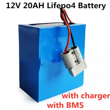 GTK 32650 Litijeva baterija 12v 20Ah Lifepo4 baterije za električni skuter ebike in opreme za Spremljanje + 14.6 V 3A polnilnik