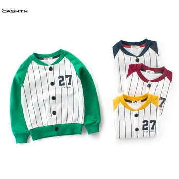 OASHTH otroška oblačila spomladi nova otroška oblačila fantje baseball enotno dekleta suknjič