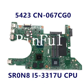CN-067CG0 067CG0 67CG0 Za Inspiron 14Z 5423 Prenosni računalnik z Matično ploščo 11289-1 Z SR0N8 I5-3317U CPU HD 7570M GPU 100% Polno Preizkušen OK