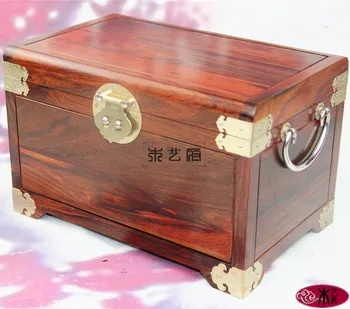 Mahagoni rdeče lesa nakit box škatla za shranjevanje zakladnico lesa obrti okraske ustvarjalne poroko