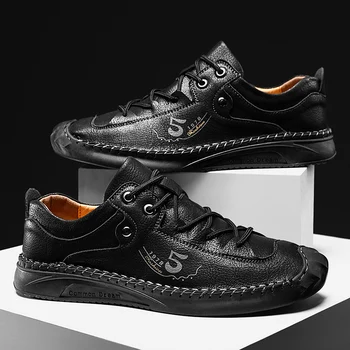 sapatos zapatos moških Moccasins formalno jeseni cuero mens masculino sapato masculinos soulier genuino couro moški black classic velika