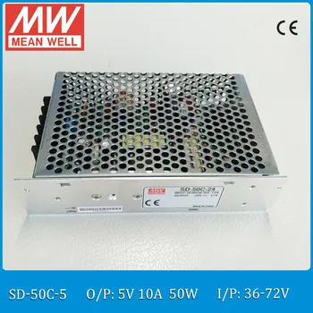 Izvirno POMENI TUDI pretvornik SD-50C-5 Vnosa 36~72VDC, da Močjo 50 W 10A 5VDC zaprti tip pretvornika