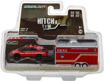 GreenLight 1:64 Ford Gasilce Mesto Zbiralec Edition Kovinski Diecast Model Igrača Darilo