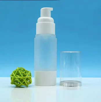 30 ML motnega, plastični brezzračnim steklenico srebrno linijo losjon/emulzija/serum/liquid foundation/zob bistvo kozmetične embalaže