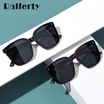 Ralferty Unisex Koreja Modna sončna Očala Ženske, Moške blagovne Znamke Kakovosti TR90 Moški Oversize Kvadratnih Polarizirana UV400 Voznik sončna Očala